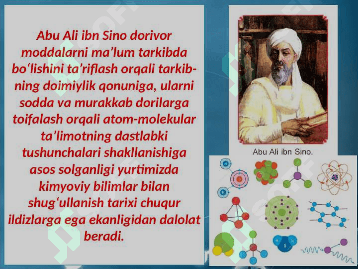 Kimyo fani va uning vazifalari fan sifatida rivojlanish tarixi 7