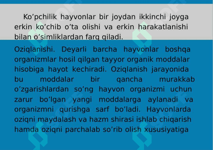 2-Mavzu: Bir hujayralilar kenja olami. Protozoa 7