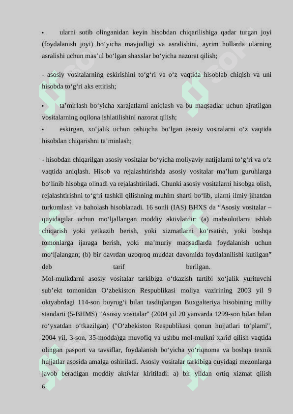 Banklarda asosiy vositalar ijarasi hisobi 6