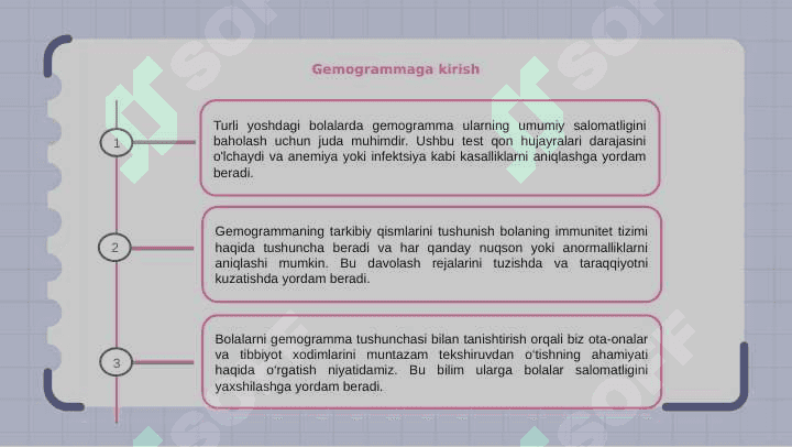 Har xil yoshdagi bolalarda gemogramma 3