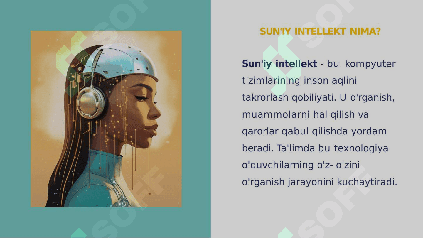 SUN'IY INTELLEKTNING TA'LIMDA QO'LLANILISHI 3