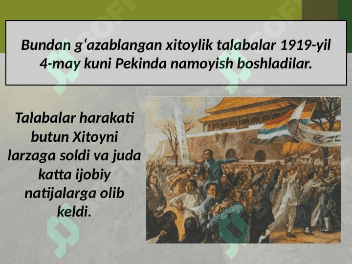 1918 – 1939-yillarda Xitoy va Hindiston 5