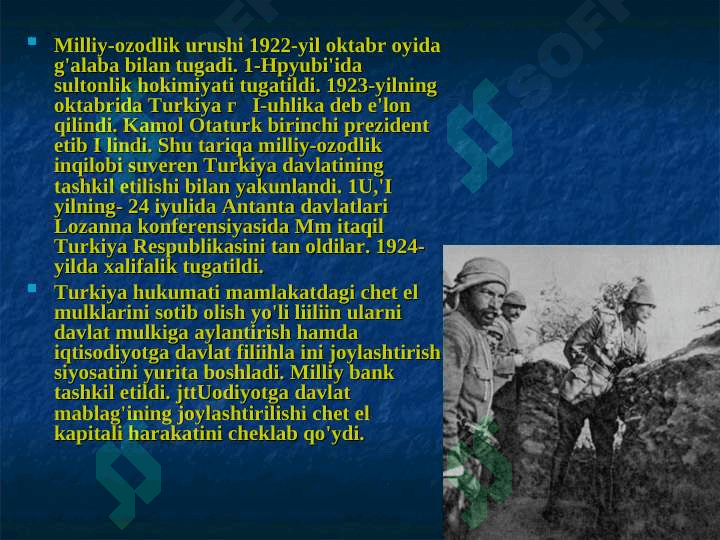 1918-1939 yillarda Turkiya. Eron. Afg'oniston 5