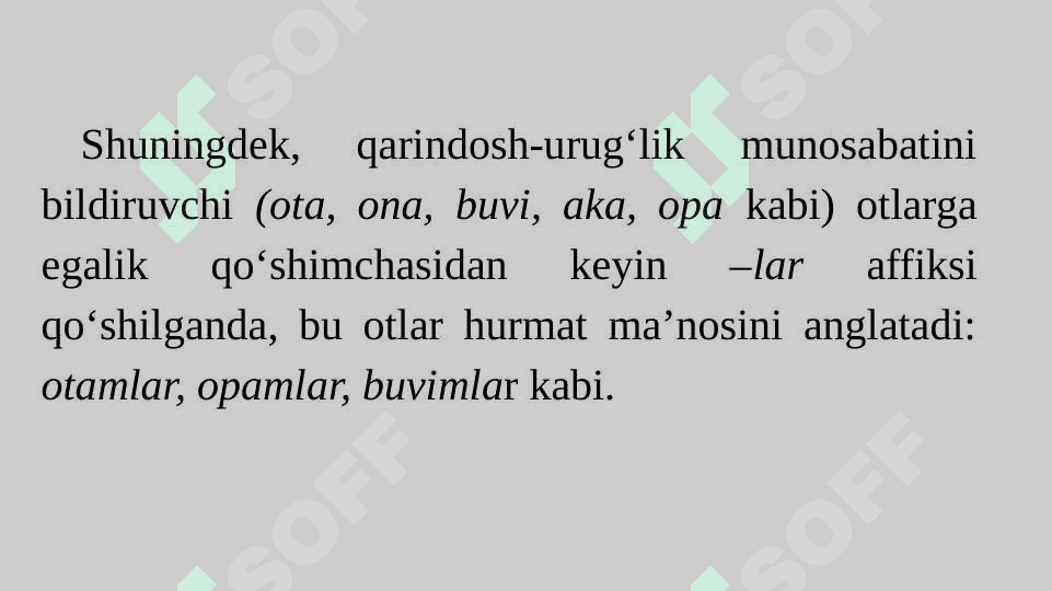 Oʻtning grammatik kategoriyalari va funksional shakllar 6