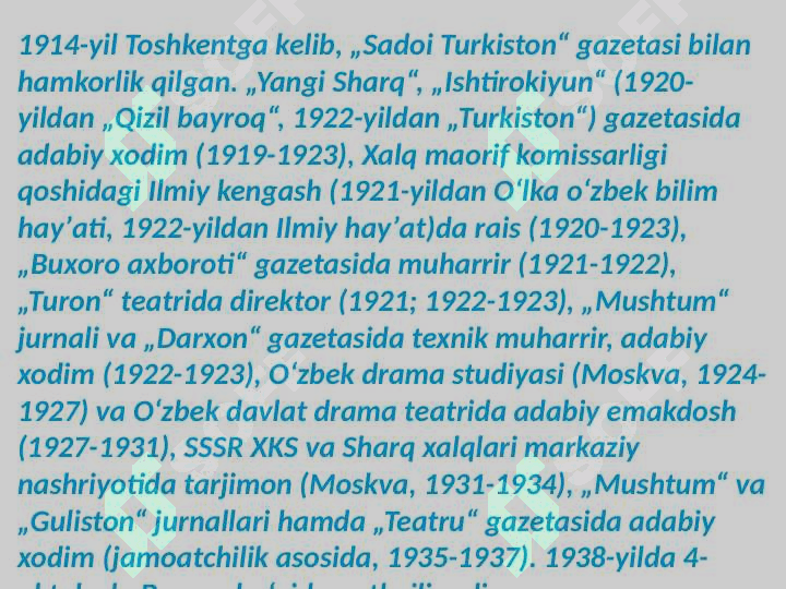 Choʻlpon adabiy tanqidiy merosi Choʻlpon lirikasida tabiat va inson munosabatlari 4