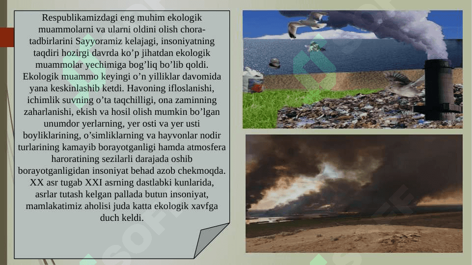 Ekologik muammolar 7