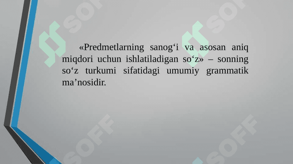 Son soʻz turkumini oʻrganish 3