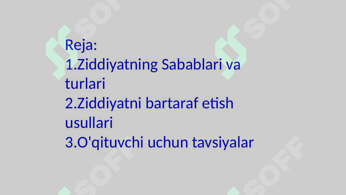 Oʻquvchi va Oʻqituvchi oʻrtasidagi ziddiyatlar 2