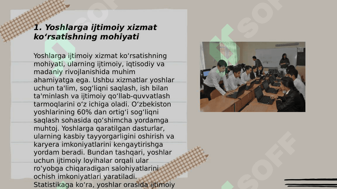 Yoshlarga ijtimoiy xizmat koʻrsatish faoliyatining pedagogik komponentligi 3