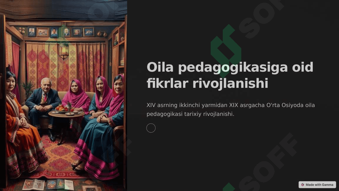 Oila pedagogikasiga oid fikrlar rivojlanishi 2