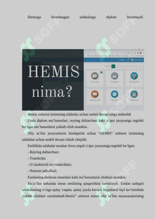 HEMIS PLATFORMASI BILAN TANISHISH 3