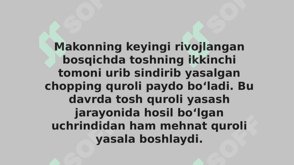 Olduvay davri madaniyati 8