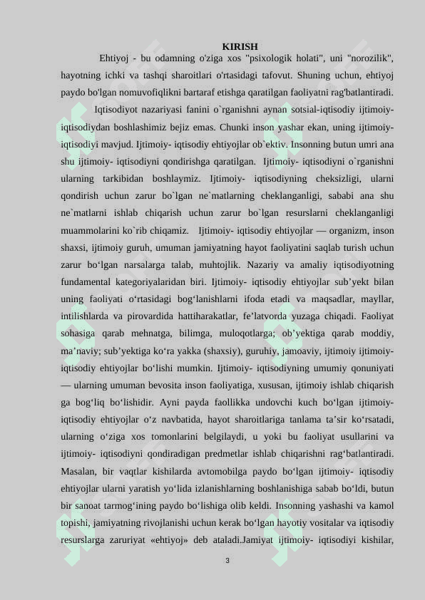 Ijtimoiy- iqtisodiy ehtiyojlarning mazmuni va ularning turkumlanishi 3