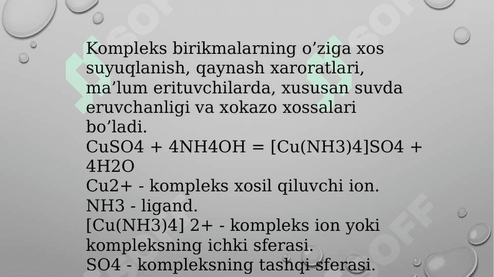 Biokompleks birikmalar ularning ahamiyati 5