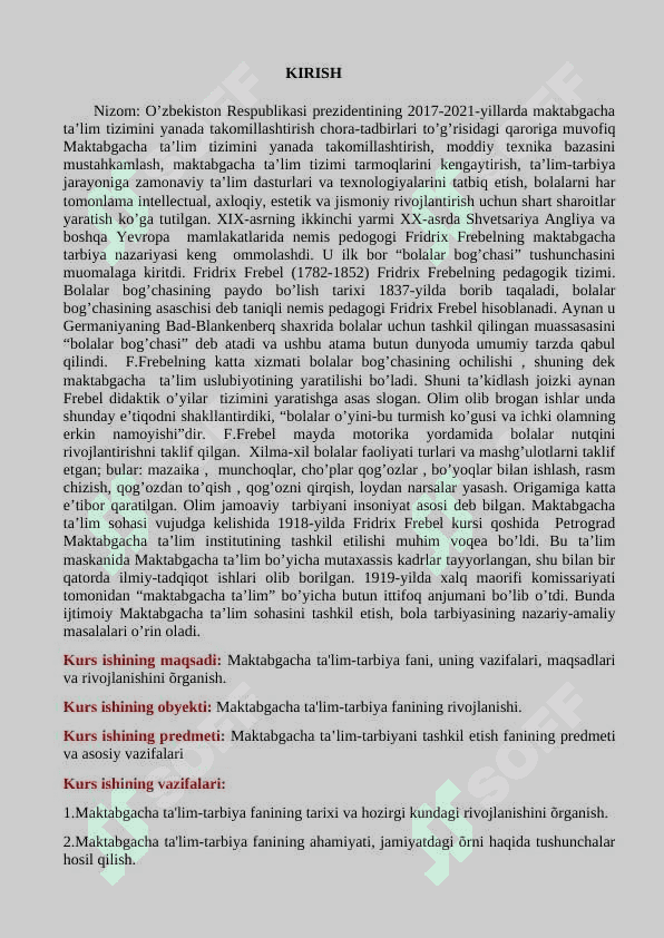 Maktabgacha ta’limning kelib  chiqish  tarixi 2