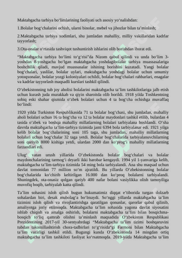 Maktabgacha ta’limning kelib  chiqish  tarixi 5
