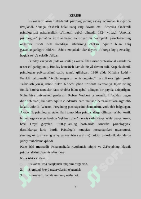 PSIXOANALIZNING RIVOJLANISH TALQINLARI 2