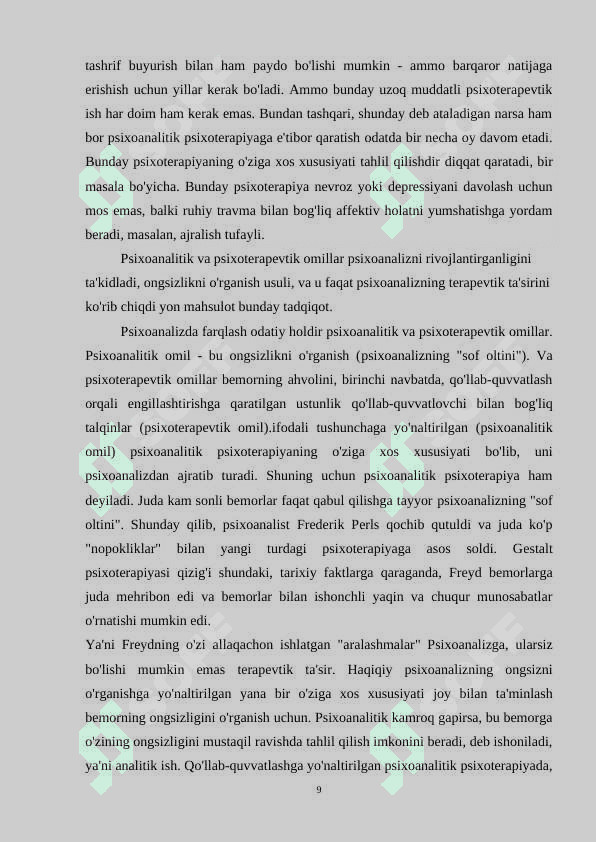 PSIXOANALIZNING RIVOJLANISH TALQINLARI 8