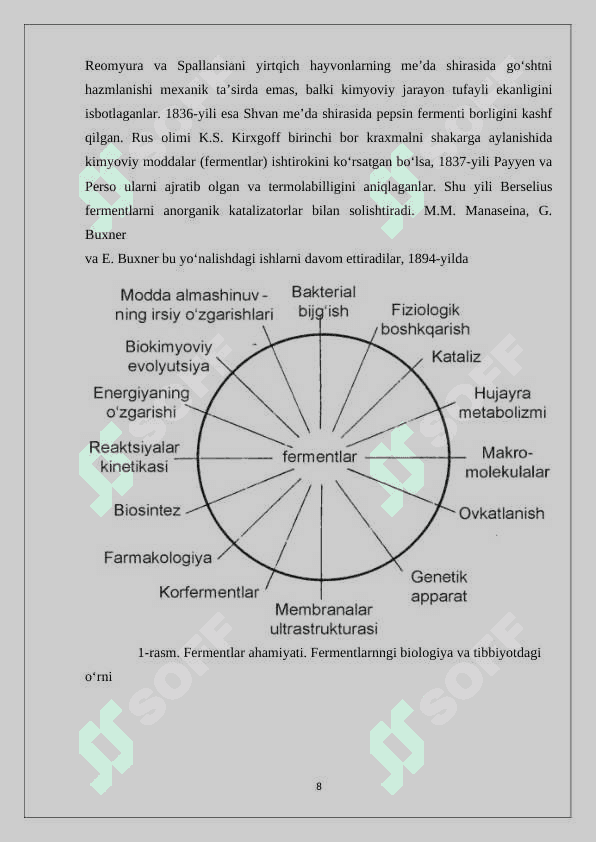 Kofermentlar klassifikatsiyasi,vodorod va elektron tashuvchi kofermentlar,tsitoxromlar 8