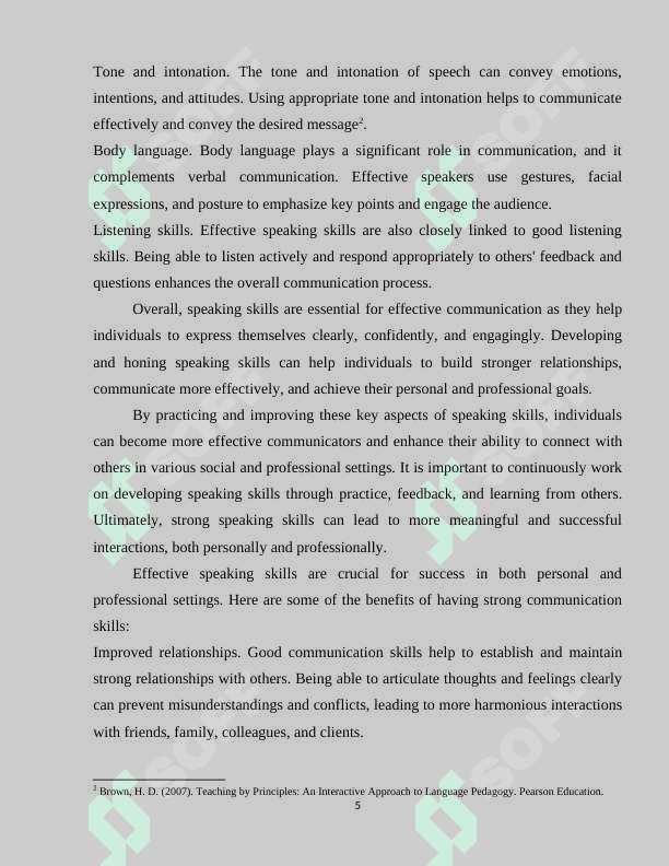 DEVELOPING SPEAKING THROUGH DISCUSSION-BASED ACTIVITIES 5