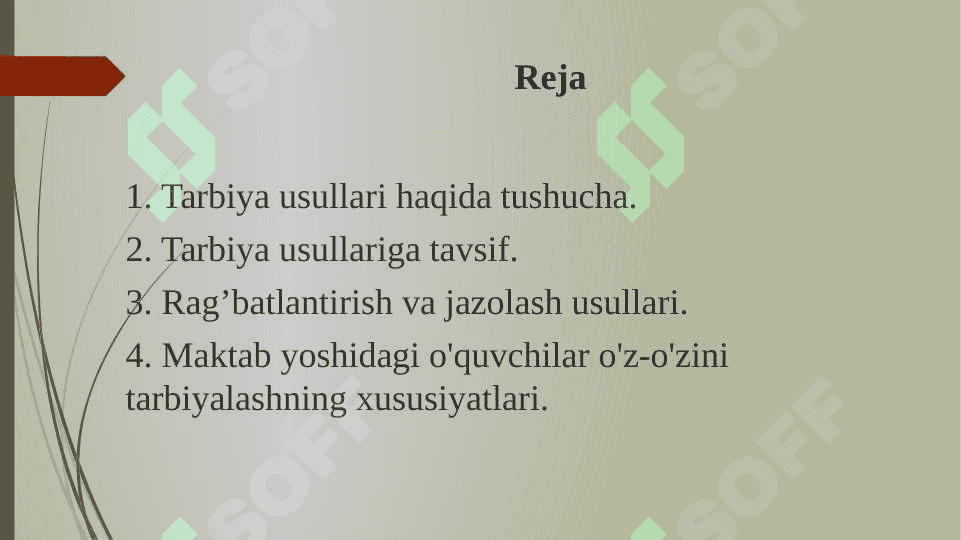 Tarbiya usullari va shakllari 2