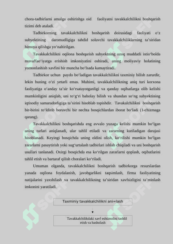 Tavakkalchilikni pasaytirishda sug’urtaning ahamiyati 8