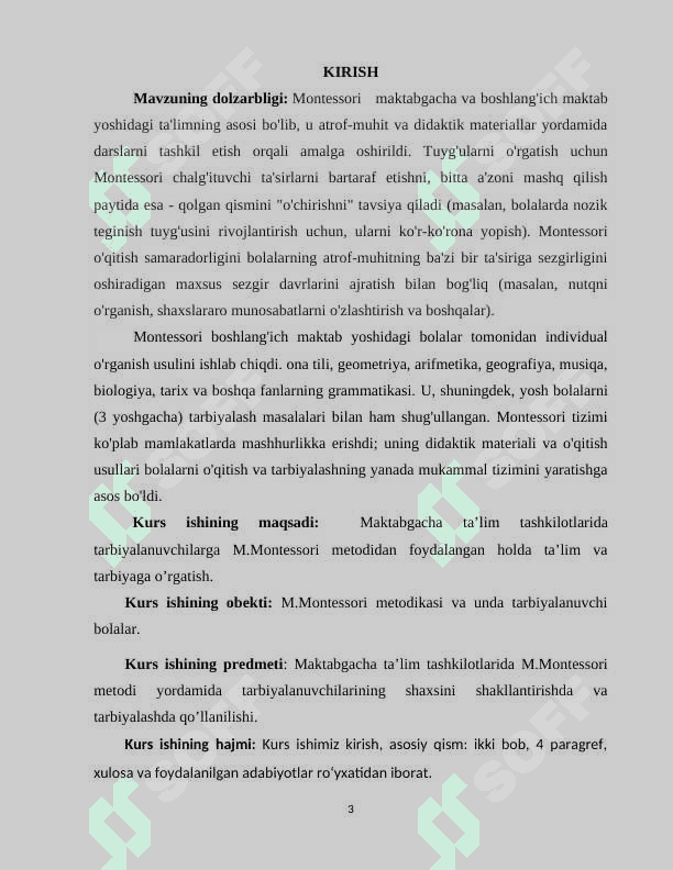 Mariya montessori metodikasi asosida tarbiya berishning bola rivojlanishidagi o'rni 3