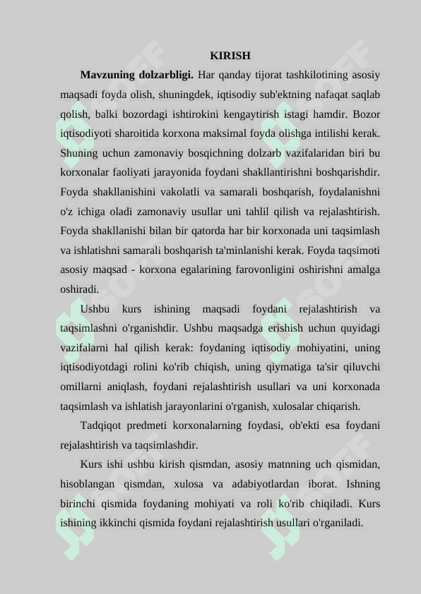 Firma foydasini shakllantirish va undan samarali foydalanish yo‘llari 3