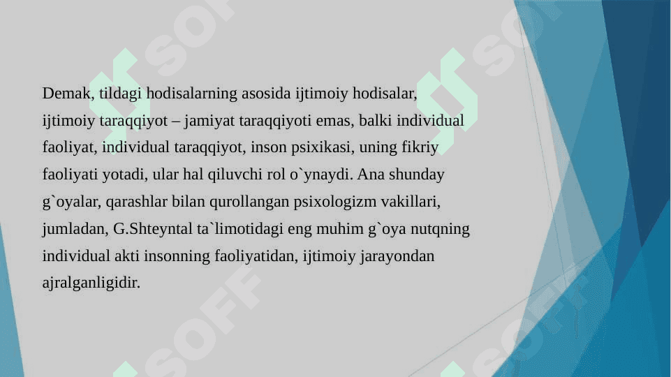 TILSHUNOSLIKNING PSIXOLINGVISTIK TADQIQI 7