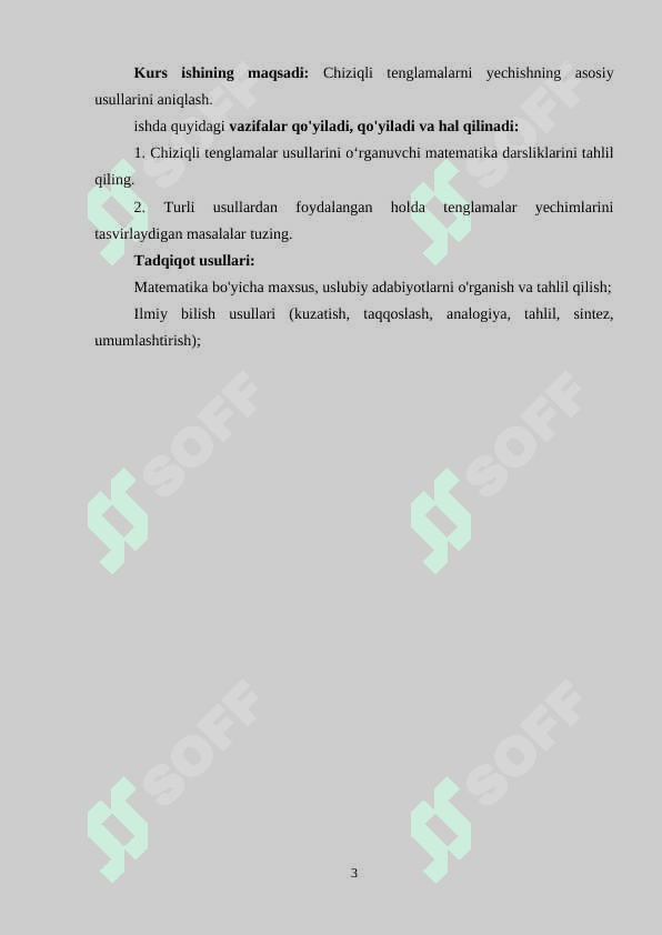 CHIZIQLI TENGLAMALAR MAVZUSINI ÒQITISH METODIKASI 3