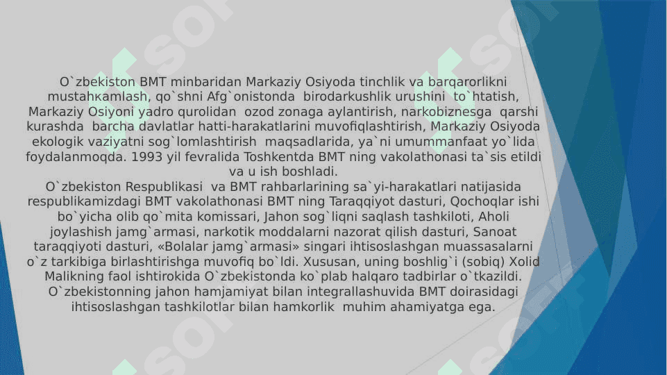 O’zbekiston va jahon hamjamiyati 2