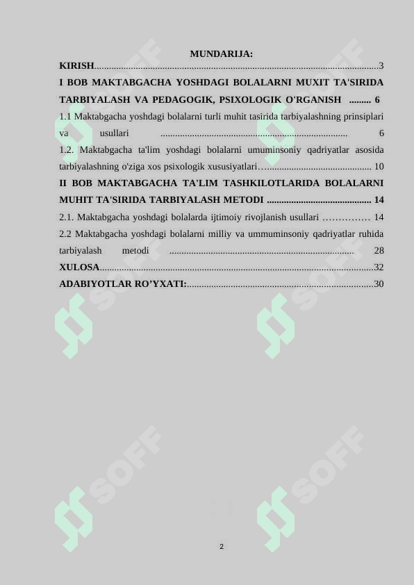 Maktabgacha yoshdagi bolalarni muxit ta’sirida tarbiyalash 2