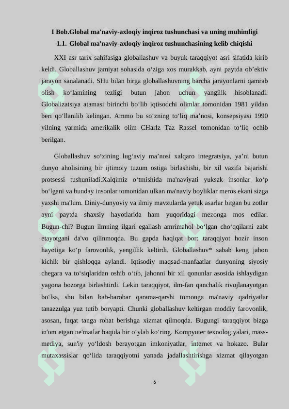 Global ma’naviy-axloqiy inqiroz va uning oqibatlari 5