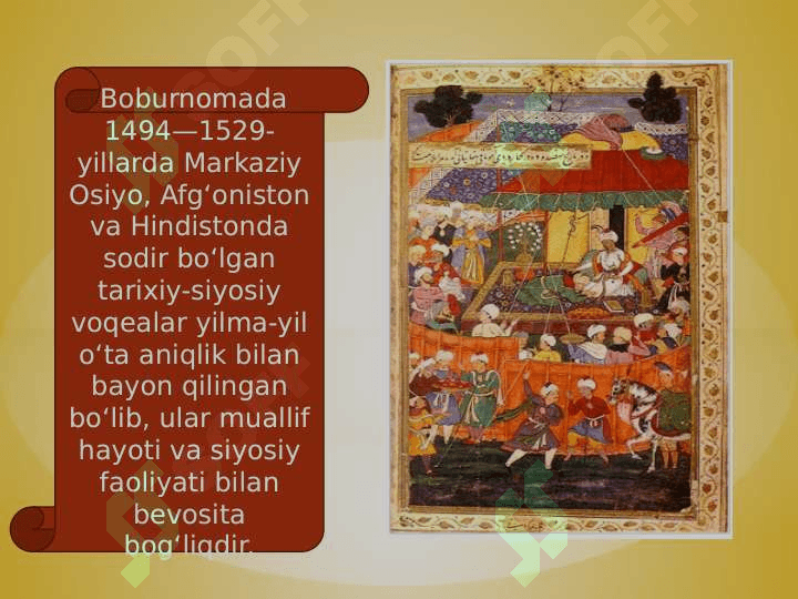 Boburnomada muallifning adabiy estetik qarashlari 3