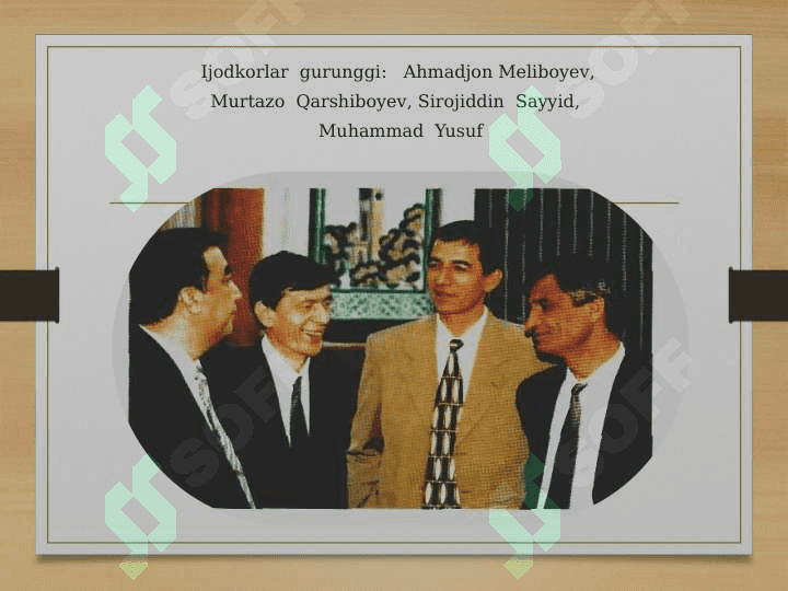 Muhammad  Yusuf  she`riyat  shaydolari  qalbida mangu  barhayot 8