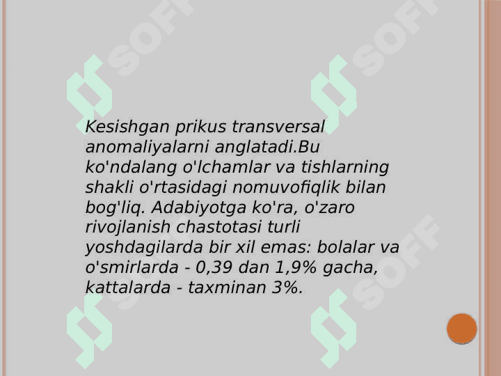 Kesishgan 
prikus 2