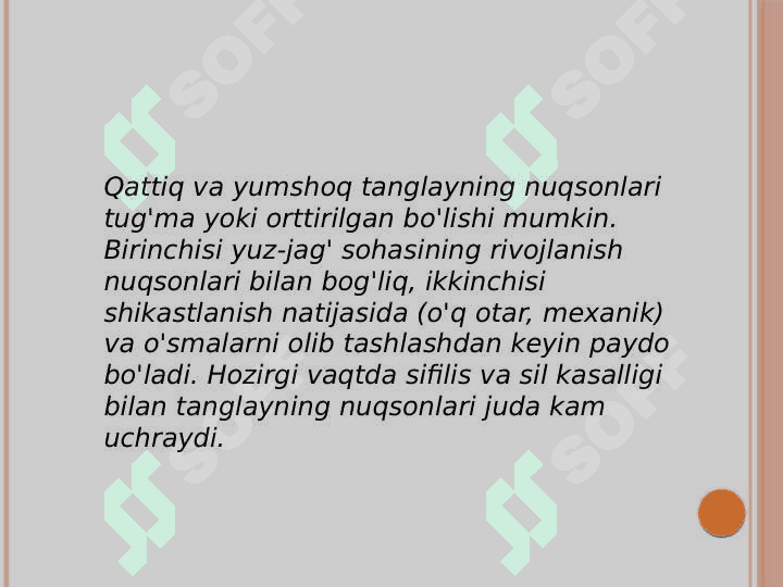 Qattiq va yumshoq tanglay nuqsonlarida            to'liq olib qo'yiluvchi protezlar 2