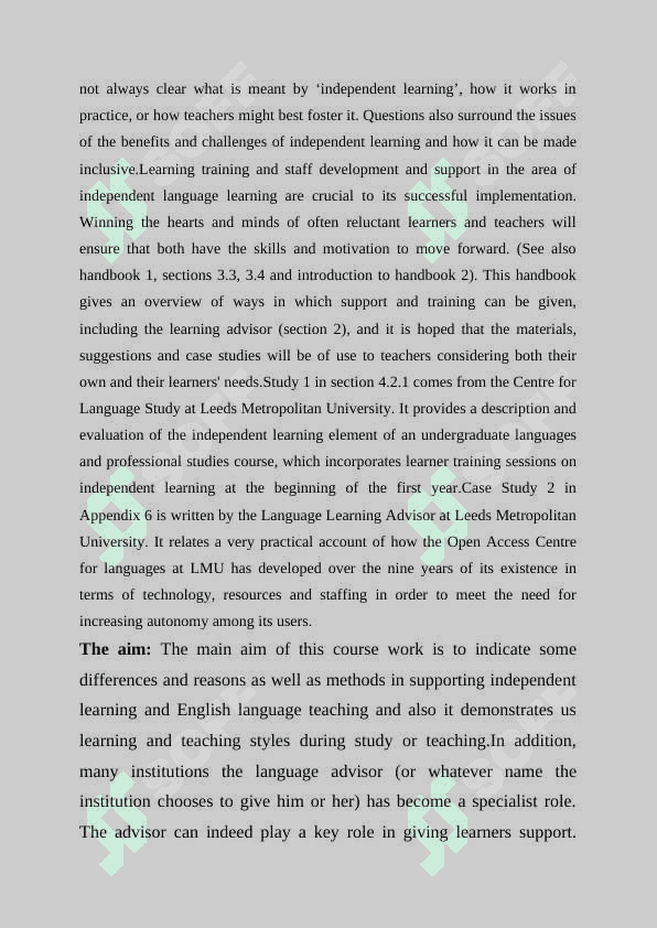 Supporting independent learning in English language teaching 4