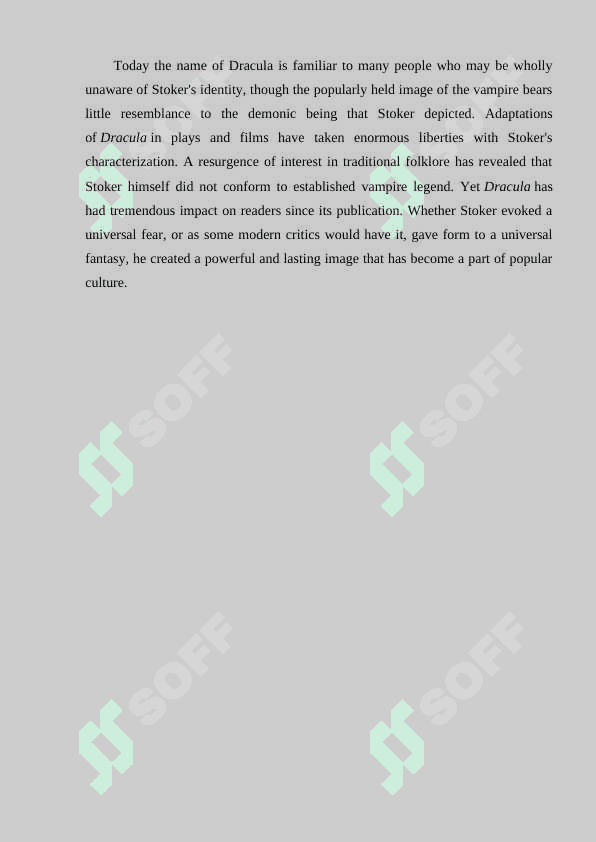 Analysis of usage of Mythology elements in the novel The Lair of the White Worm by Bram Stoker. 8