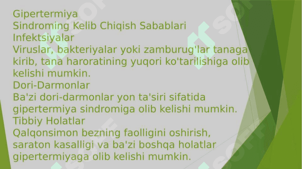 Gipertermiya Sindromi: Sabablari, Belgilari va Davolash 4
