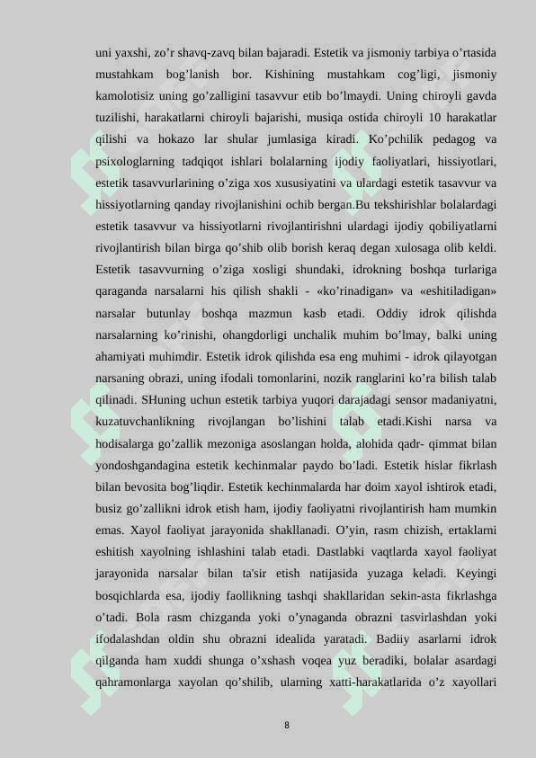 Maktabgacha yoshdagi bolalarning estetik tarbiyasi 8