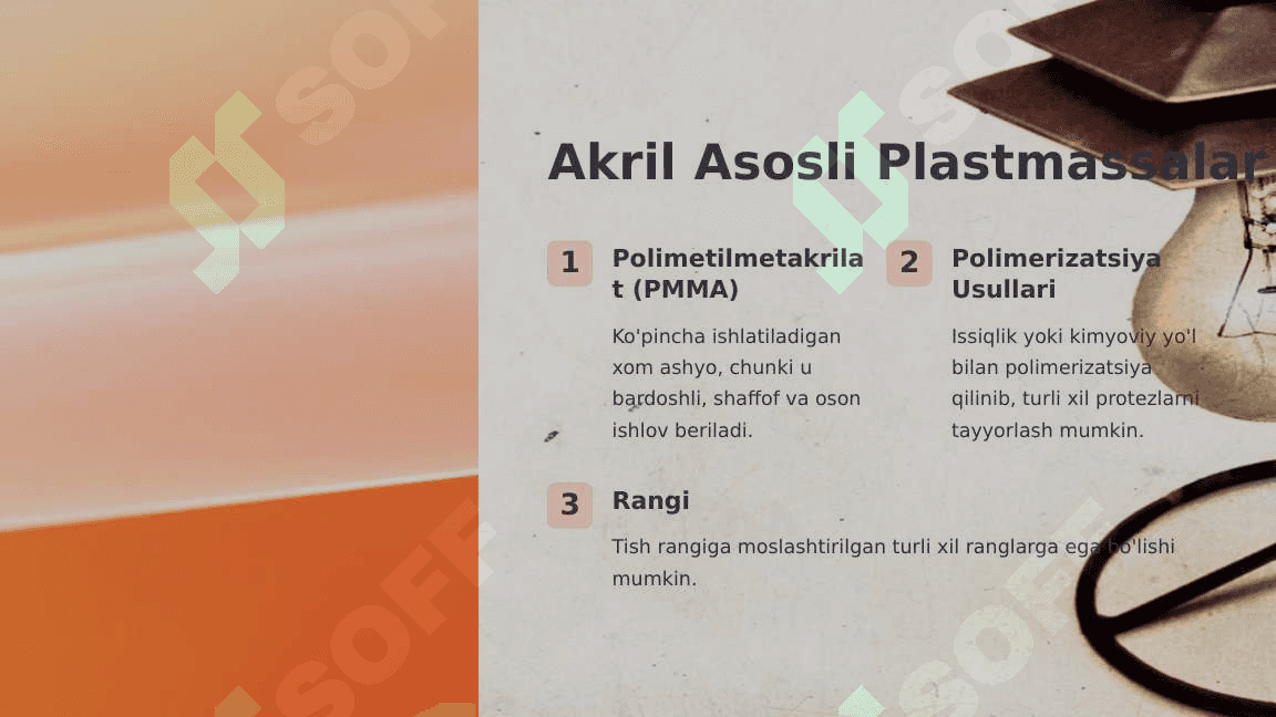Tish Plastmassa Protezlari Uchun Xom Ashyolar 3
