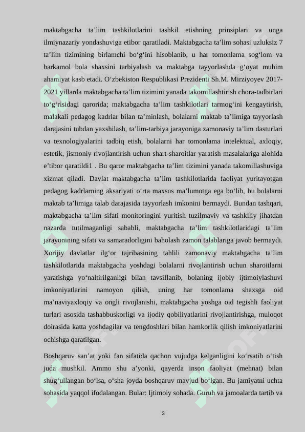 Uslubchining ta’lim tarbiyaviy ishlarga raxbarligi 3