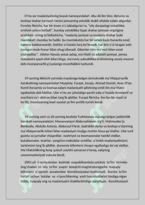 Boshlang’ich sinf o’quvchilarining huquqiy madaniyatini shakllantirish 8