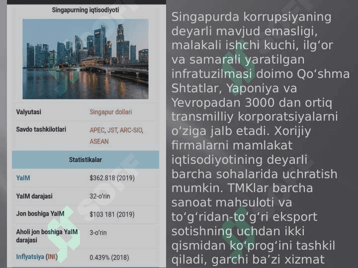 SINGAPUR davlat byudjeti 3