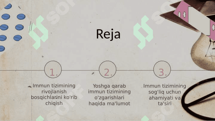 Immun tizimining shakillanishi va yoshga qarab oʻzgarishi. 2