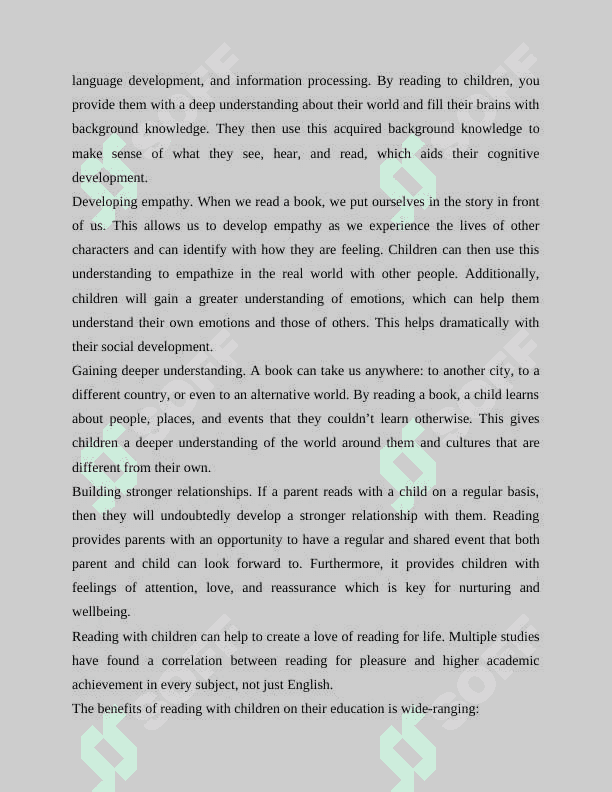 Importance of home reading activities in development of learners’ reading comprehension 3