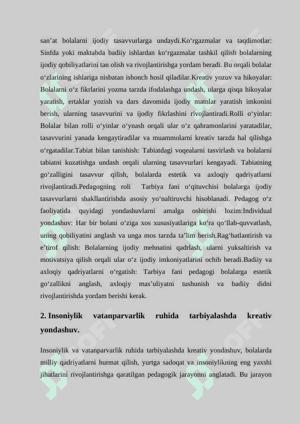 Boshlangich sinflarda tarbiya fanini o'qitishda badiiy yondoshuv 3
