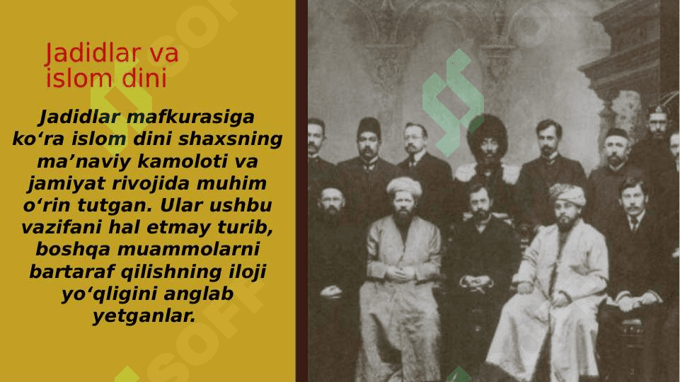 Jadidchilik harakatining Turkiston ijtimoiy-siyosiy va madaniy hayotiga ta’siri 2