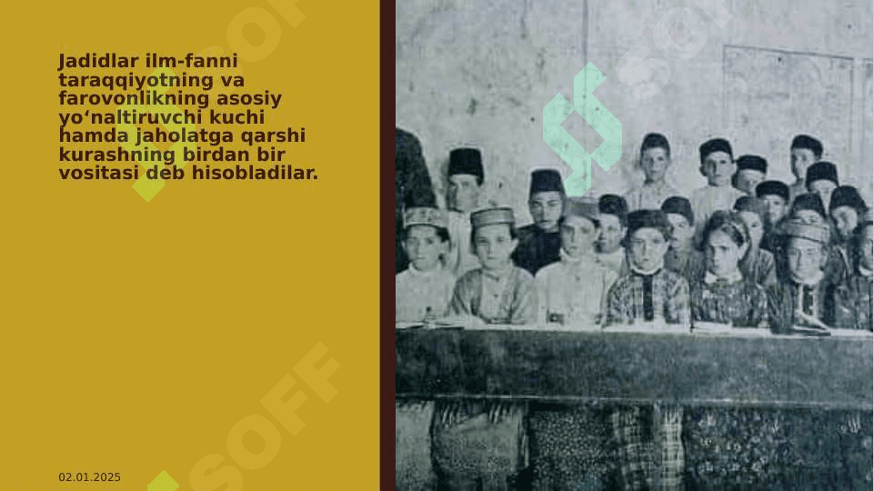 Jadidchilik harakatining Turkiston ijtimoiy-siyosiy va madaniy hayotiga ta’siri 6